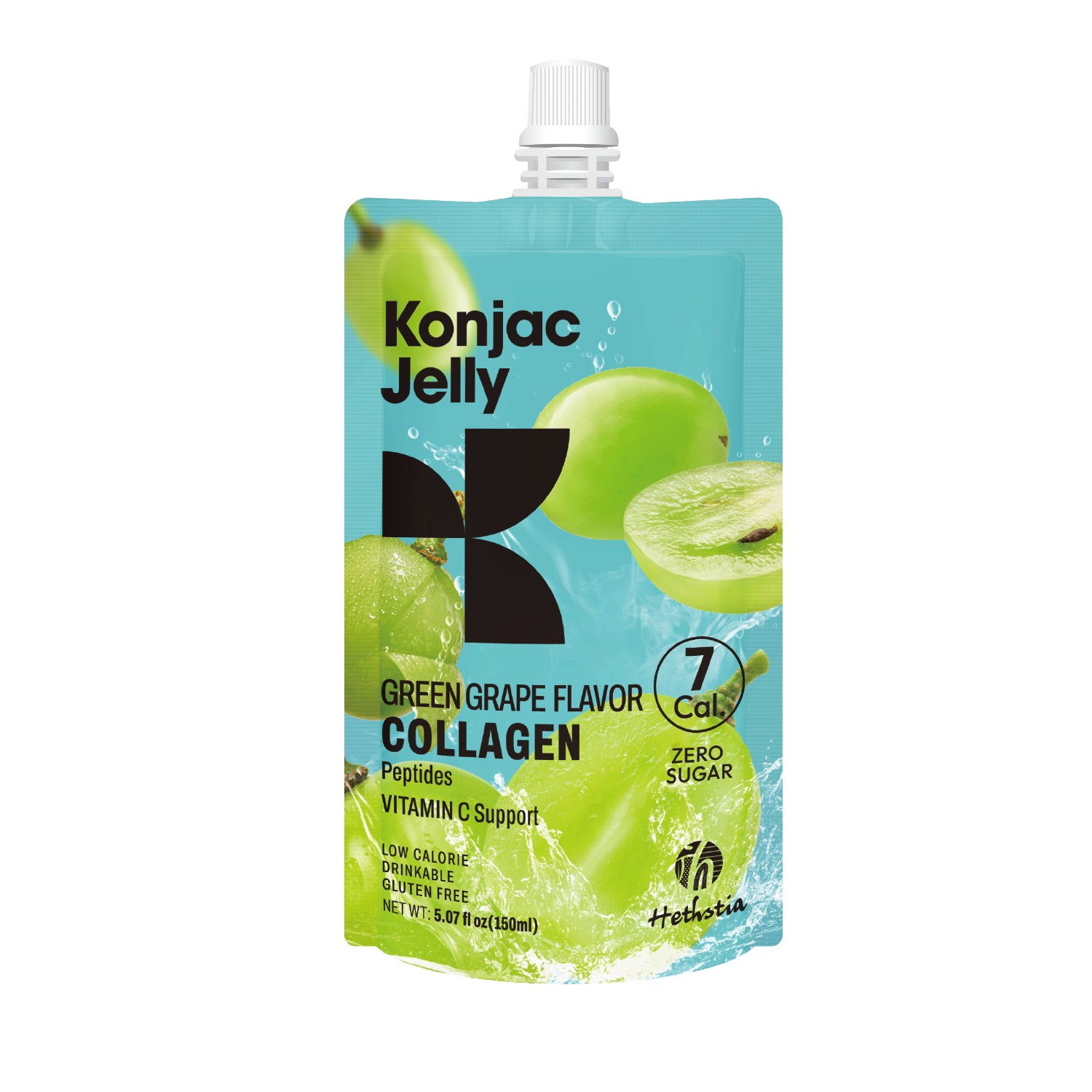 Konjac Jelly Green Grape Flavor